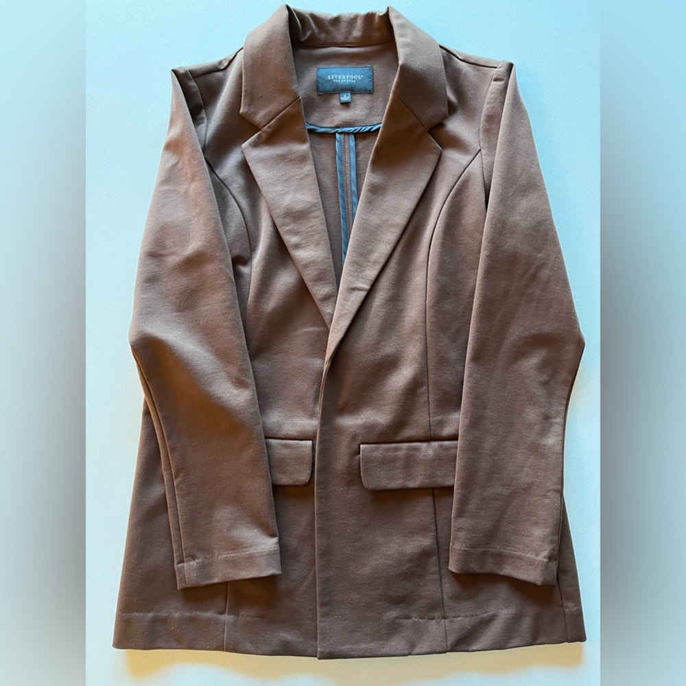 Liverpool Women's Chocolate Brown Blazer- Like New! - Picture 5 of 8
